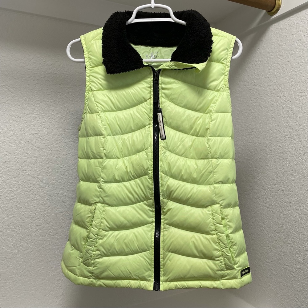 Calvin Klein •Feather Down Quilted Puffer Vest Sz XL